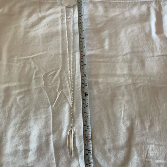 Brand new silver feather necklace - Picture 3 of 3